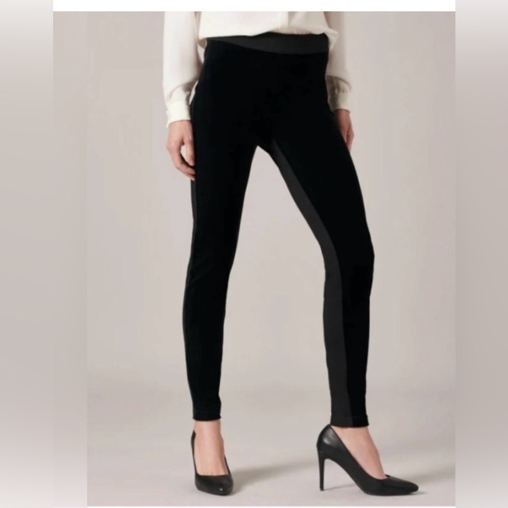 Anne Fontaine Velvet Dual Fabric Andy Pant 40